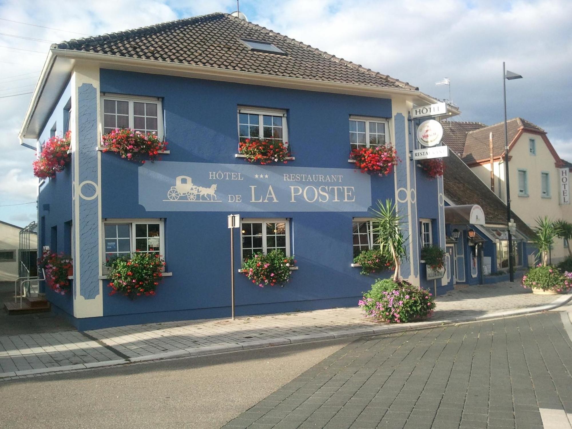 Hotel Restaurant De La Poste Mulhouse Ottmarsheim Bantzenheim Exterior foto